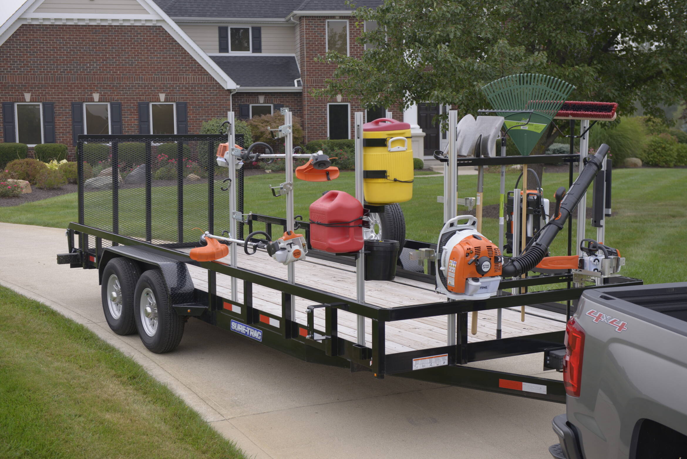 customize trailer landscape tools